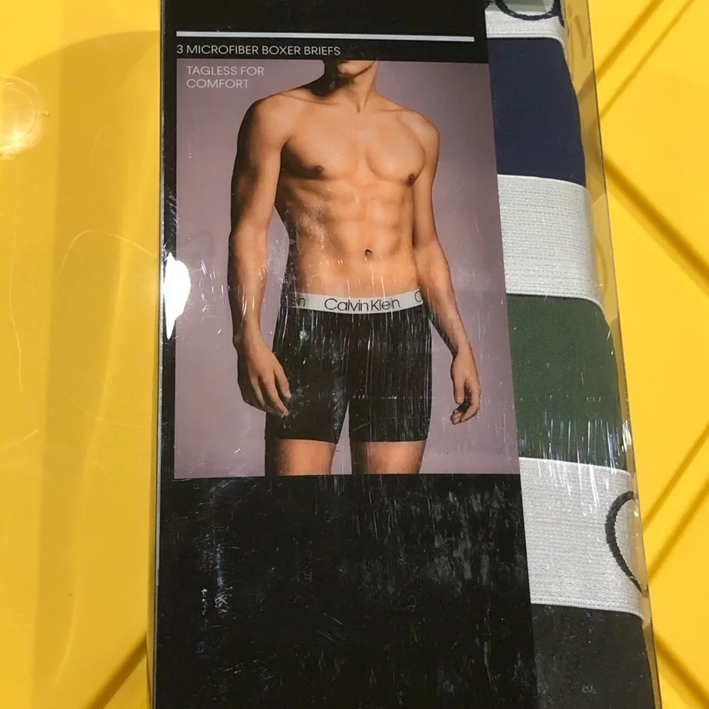2 men underwear XL microfiber boxer briefs‎